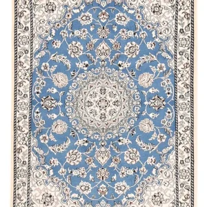 Dywan perski - Nain - Królewski - 127 x 90 cm - niebieski