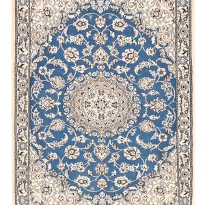 Dywan perski - Nain - Królewski - 127 x 90 cm - niebieski