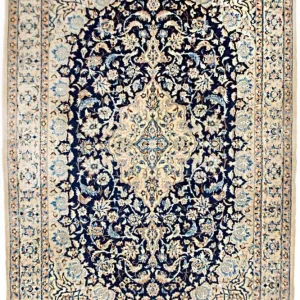 Dywan perski - Nain - Królewski - 180 x 116 cm - ciemnoniebieski