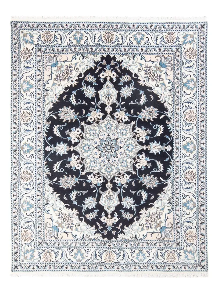Dywan perski - Nain - Królewski - 192 x 148 cm - ciemnoniebieski