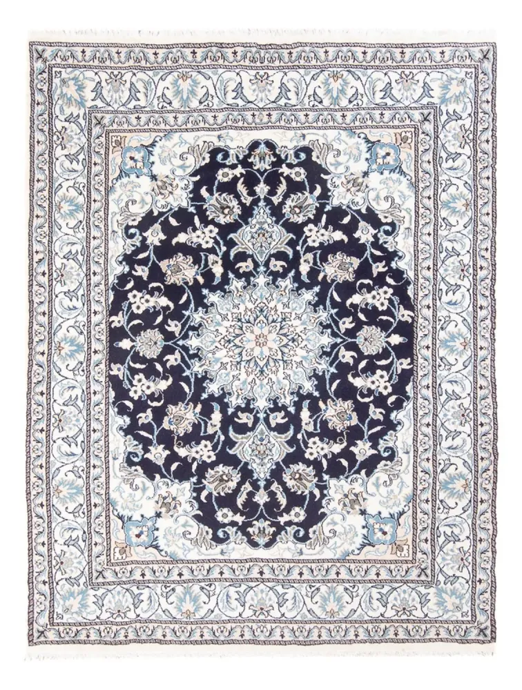 Dywan perski - Nain - Królewski - 198 x 147 cm - ciemnoniebieski