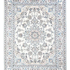 Dywan perski - Nain - Królewski - 200 x 143 cm - kremowy