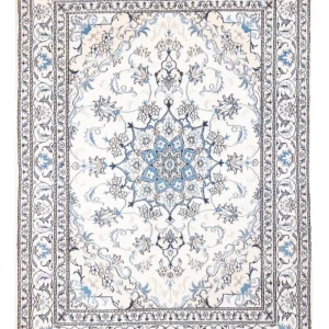 Dywan perski - Nain - Królewski - 207 x 150 cm - kremowy