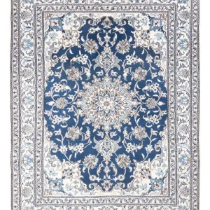 Dywan perski - Nain - Królewski - 207 x 151 cm - niebieski