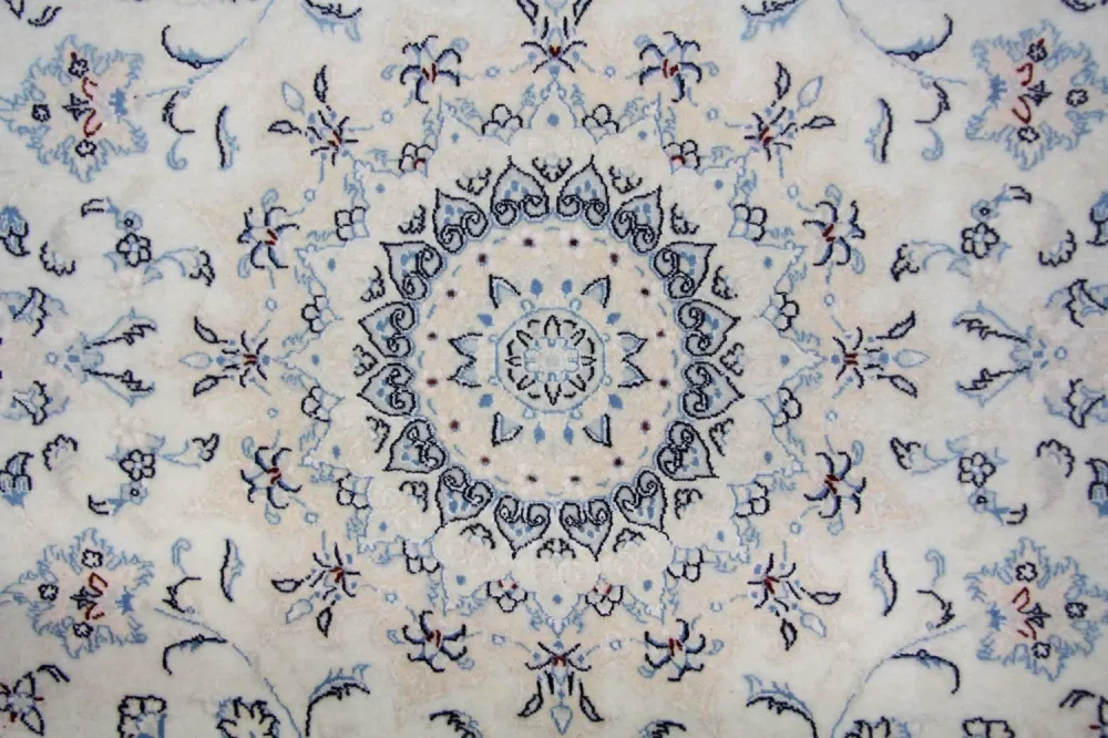 Dywan perski - Nain - Królewski - 293 x 200 cm - niebieski
