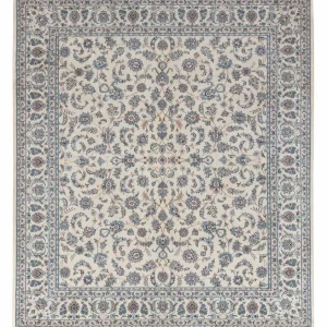 Dywan perski - Nain - Królewski - 300 x 250 cm - srebrny