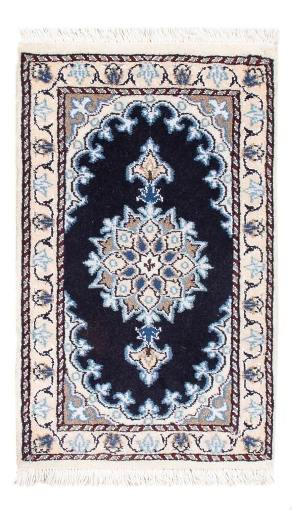 Dywan perski - Nain - Królewski - 60 x 40 cm - ciemnoniebieski