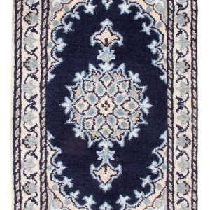 Dywan perski - Nain - Królewski - 60 x 40 cm - ciemnoniebieski