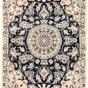 Dywan perski - Nain - Królewski - 90 x 60 cm - ciemnoniebieski