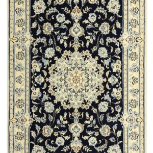 Dywan perski - Nain - Królewski - Royal - 136 x 86 cm - ciemnoniebieski