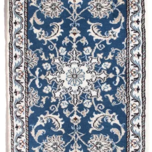 Dywan perski - Nain - 90 x 60 cm - niebieski