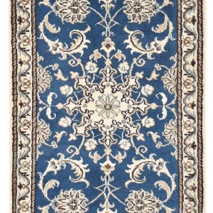 Dywan perski - Nain - 88 x 60 cm - niebieski
