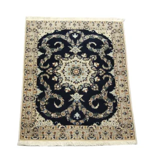 Dywan perski - Nain - Premium - 114 x 83 cm - ciemnoniebieski