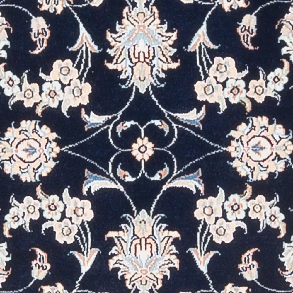 Dywan perski - Nain - Premium - 120 x 81 cm - ciemnoniebieski