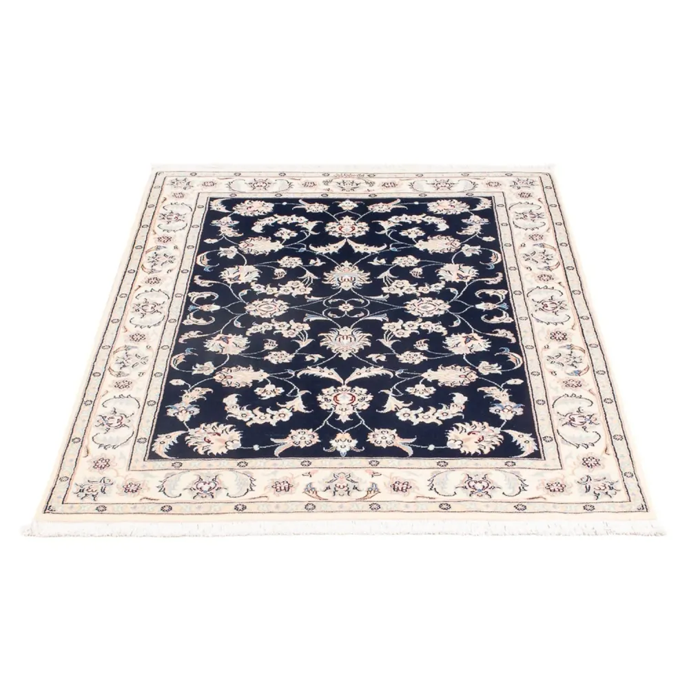 Dywan perski - Nain - Premium - 120 x 81 cm - ciemnoniebieski
