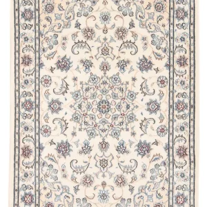 Dywan perski - Nain - Premium - 121 x 82 cm - kremowy