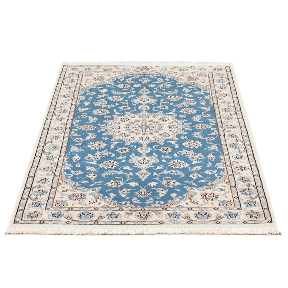 Dywan perski - Nain - Premium - 138 x 76 cm - jasnoniebieski