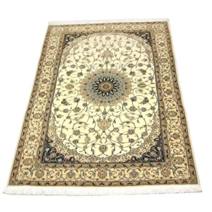 Dywan perski - Nain - Premium - 205 x 125 cm - naturalna biel