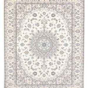 Dywan perski - Nain - Premium - 206 x 150 cm - kremowy