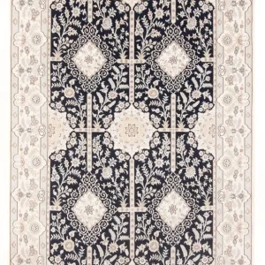 Dywan perski - Nain - Premium - 298 x 198 cm - ciemnoniebieski