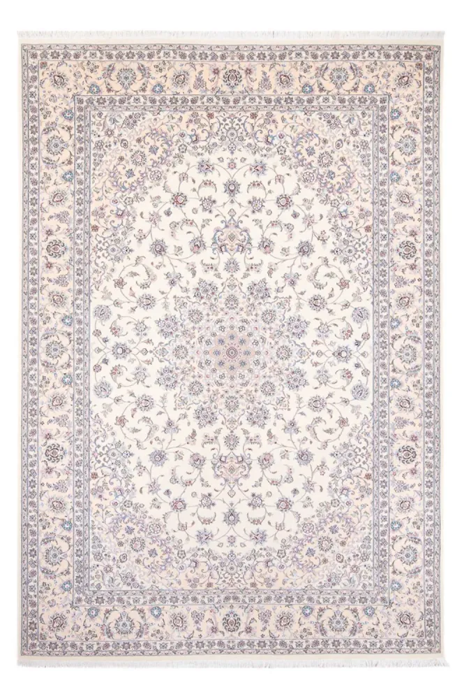 Dywan perski - Nain - Premium - 302 x 200 cm - kremowy