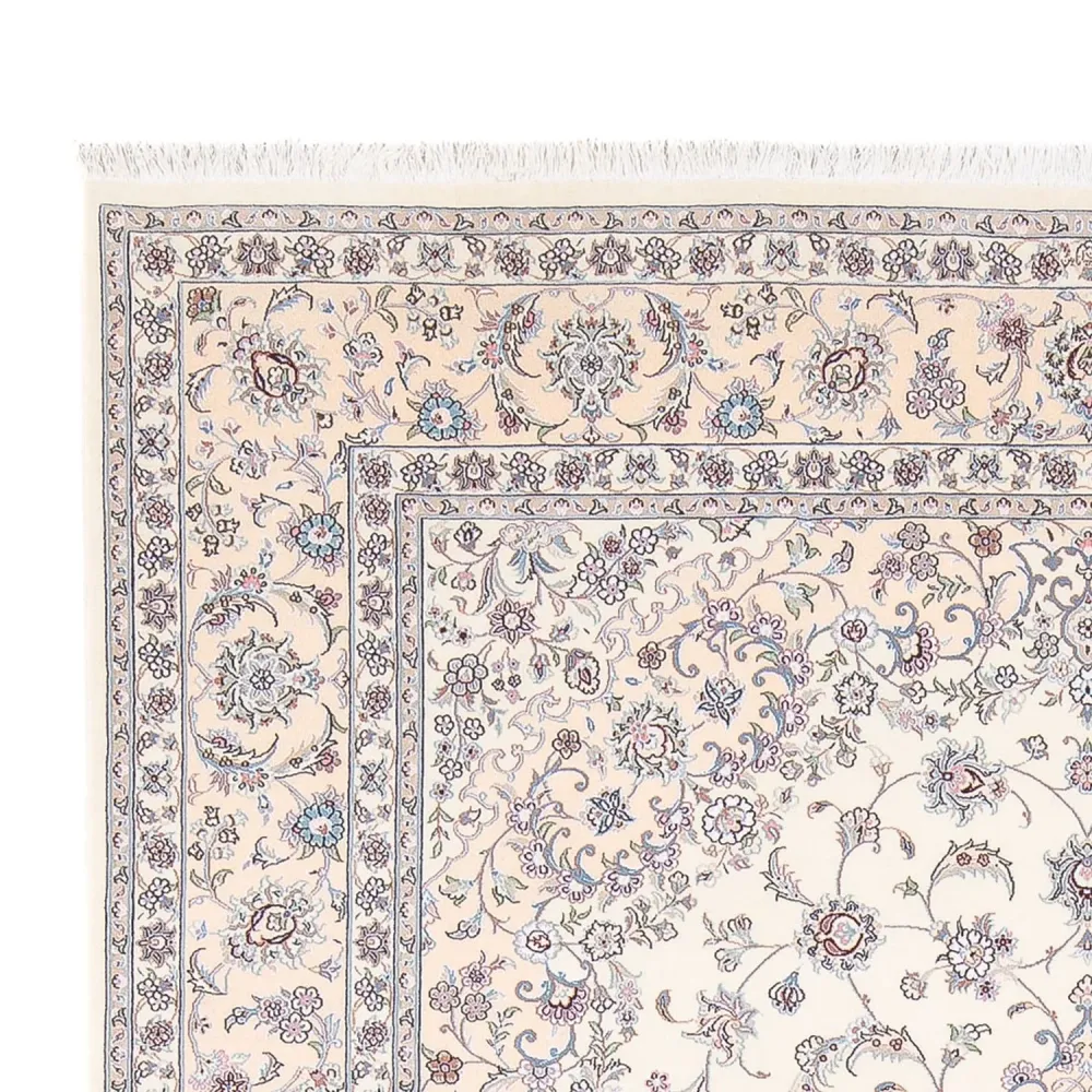 Dywan perski - Nain - Premium - 302 x 200 cm - kremowy