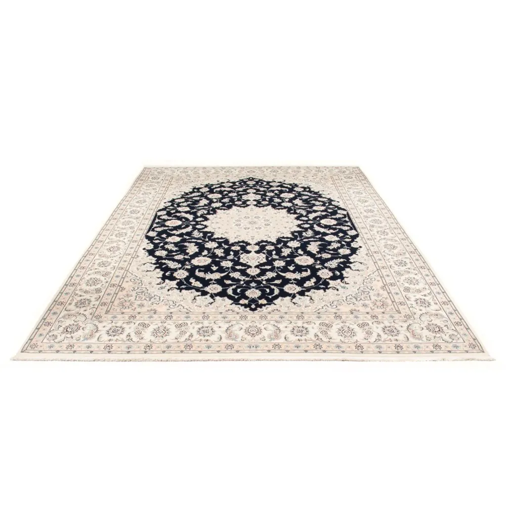 Dywan perski - Nain - Premium - 340 x 246 cm - ciemnoniebieski