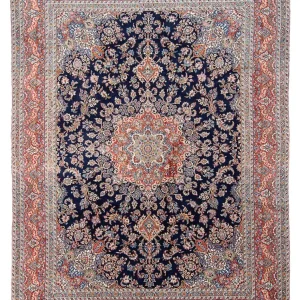 Dywan perski - Royal - 403 x 300 cm - ciemnoniebieski