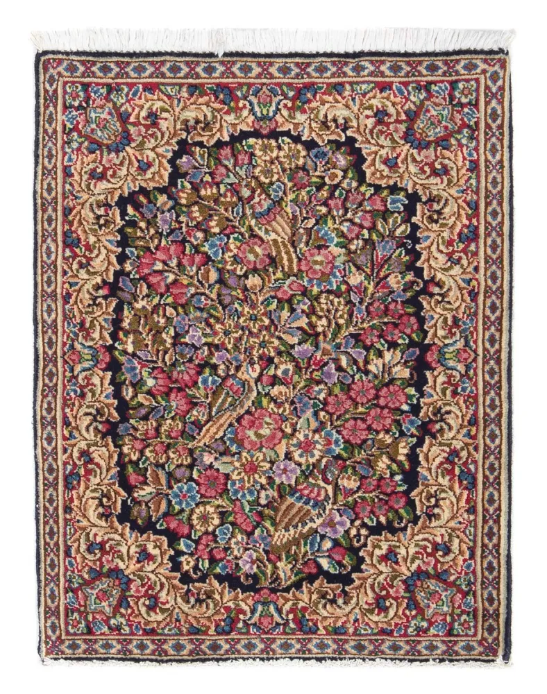 Dywan perski - Royal - 71 x 53 cm - ciemnoniebieski