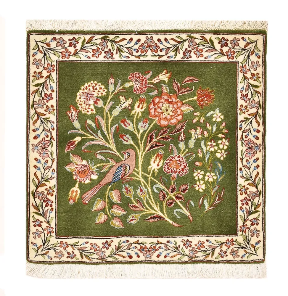 Dywan perski - Royal kwadratowy - 60 x 60 cm - zielona