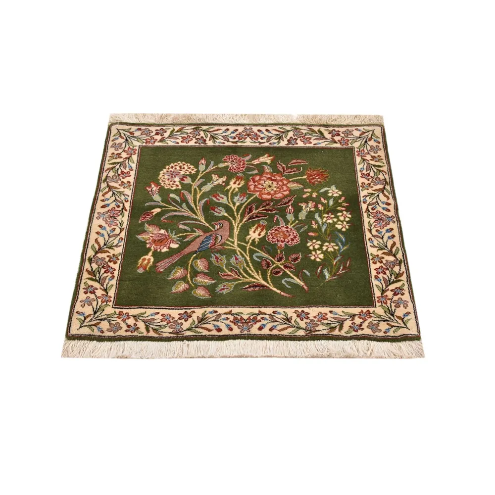 Dywan perski - Royal kwadratowy - 60 x 60 cm - zielona