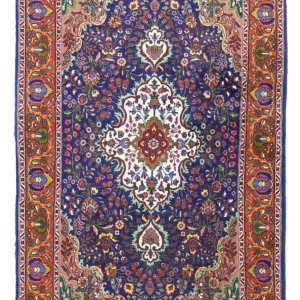 Dywan perski - Tabriz - 160 x 105 cm - niebieski
