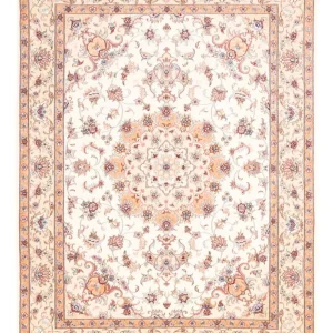 Dywan perski - Tabriz - 200 x 150 cm - kremowy