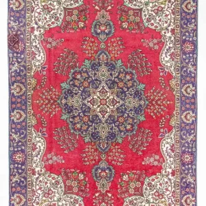 Dywan perski - Tabriz - 287 x 185 cm - czerwony