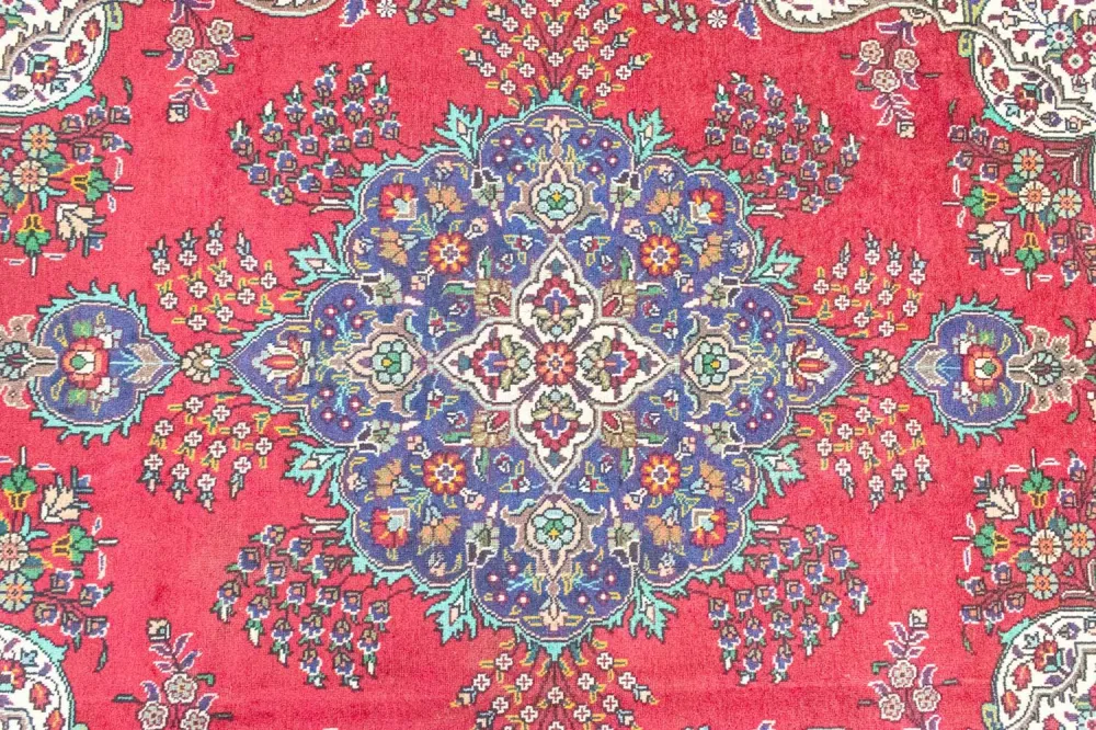 Dywan perski - Tabriz - 287 x 185 cm - czerwony