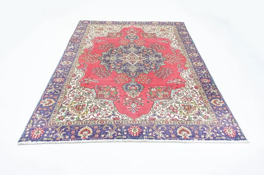 Dywan perski - Tabriz - 287 x 185 cm - czerwony