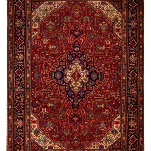 Dywan perski - Tabriz - 290 x 200 cm - ciemna czerwień
