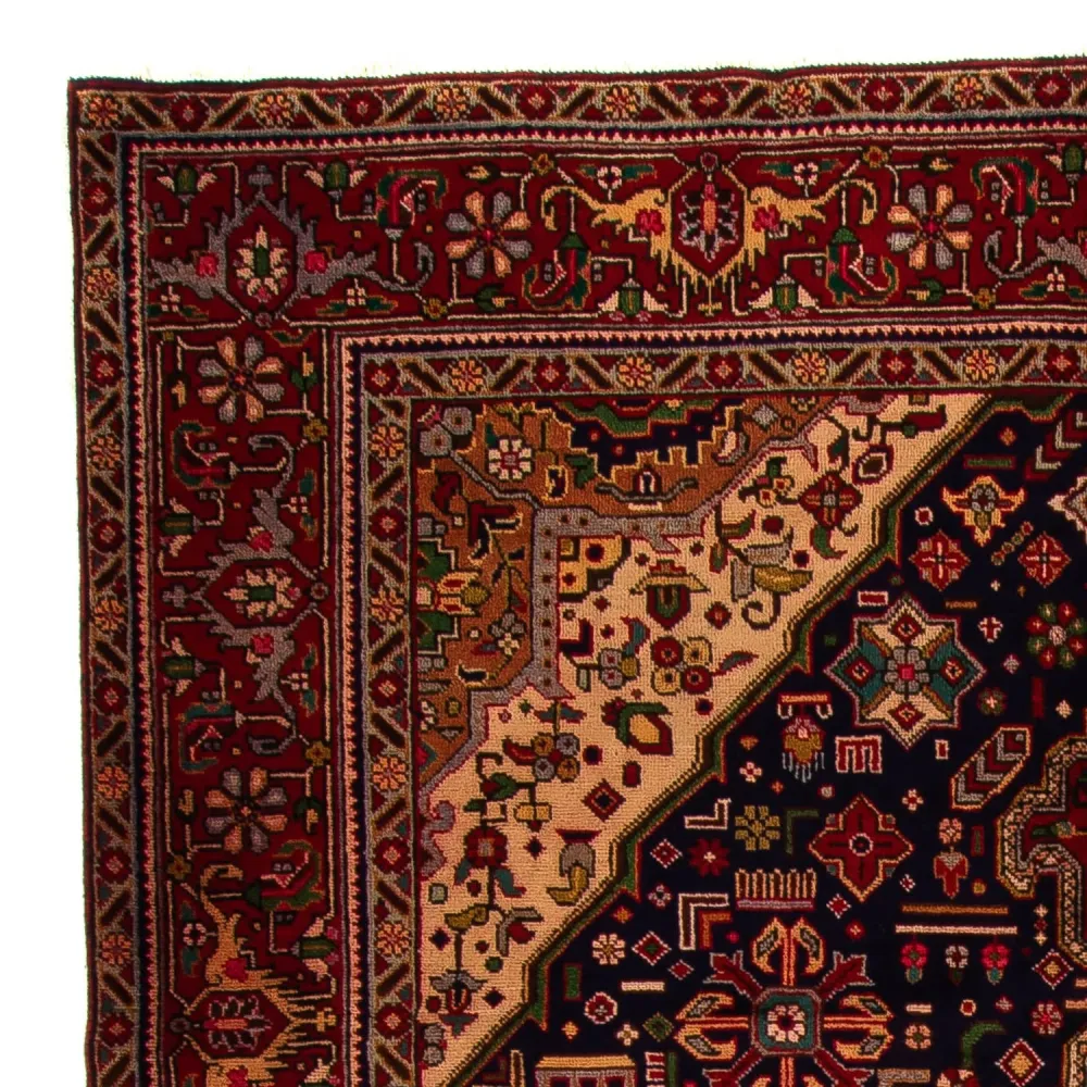 Dywan perski - Tabriz - 297 x 197 cm - ciemnoniebieski