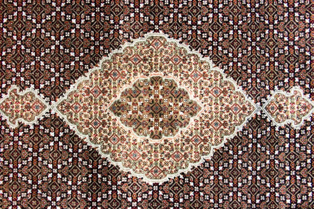 Dywan perski - Tabriz - 300 x 250 cm - czarny