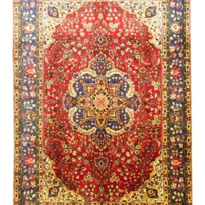 Dywan perski - Tabriz - 302 x 212 cm - czerwony