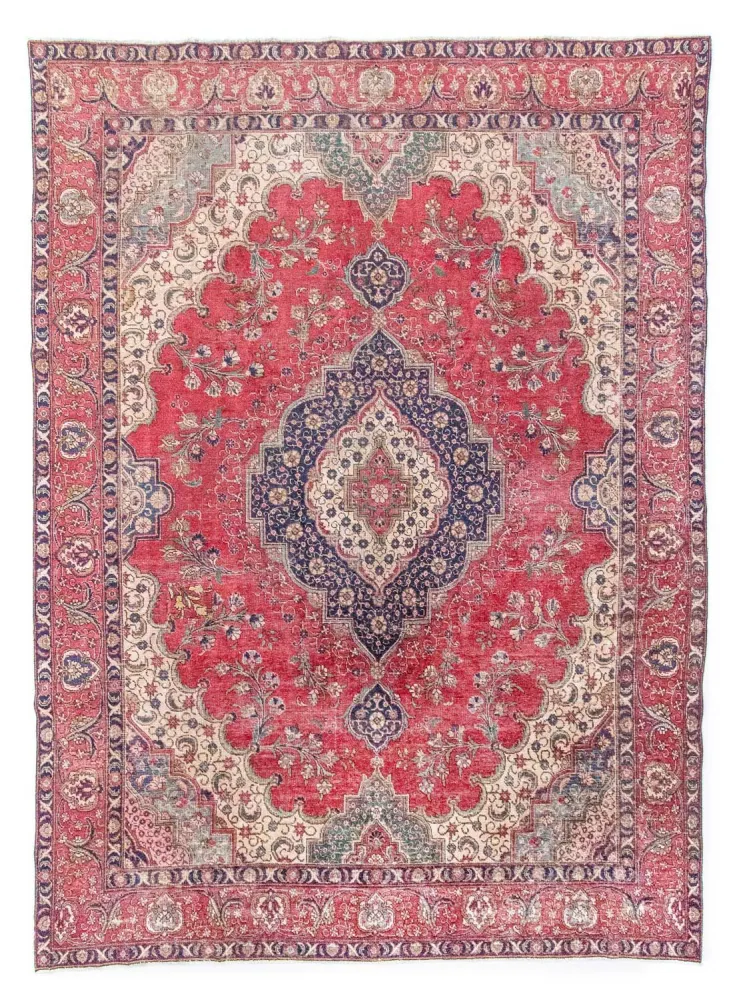 Dywan perski - Tabriz - 377 x 281 cm - czerwony