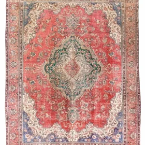 Dywan perski - Tabriz - 380 x 284 cm - czerwony
