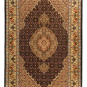 Dywan perski - Tabriz - Królewski - 129 x 82 cm - ciemnoniebieski