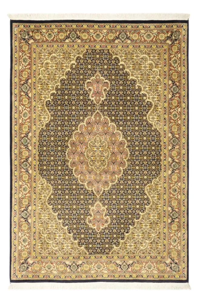 Dywan perski - Tabriz - Królewski - 148 x 100 cm - ciemnoniebieski