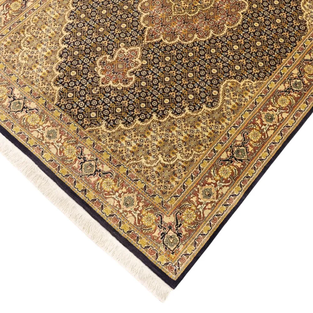 Dywan perski - Tabriz - Królewski - 148 x 100 cm - ciemnoniebieski