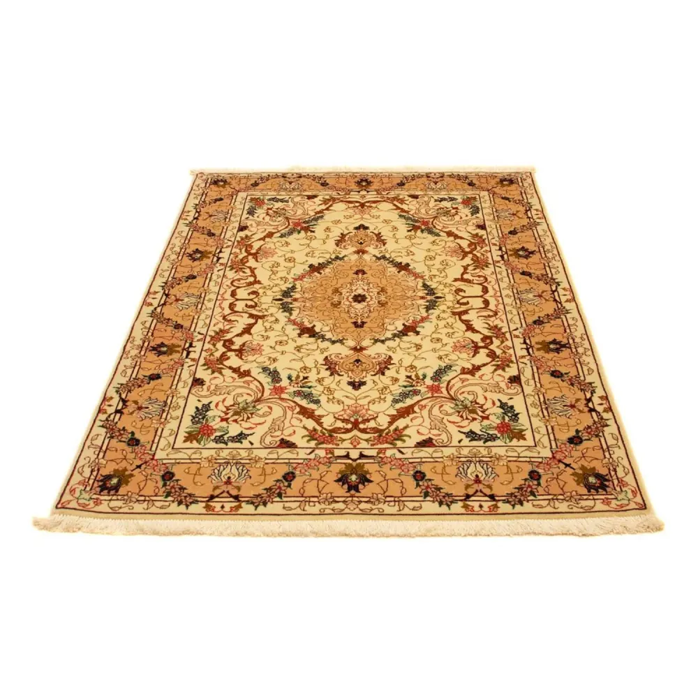 Dywan perski - Tabriz - Królewski - 148 x 101 cm - beżowy