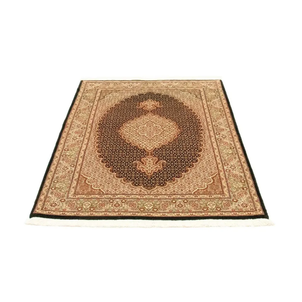 Dywan perski - Tabriz - Królewski - 148 x 102 cm - czarny