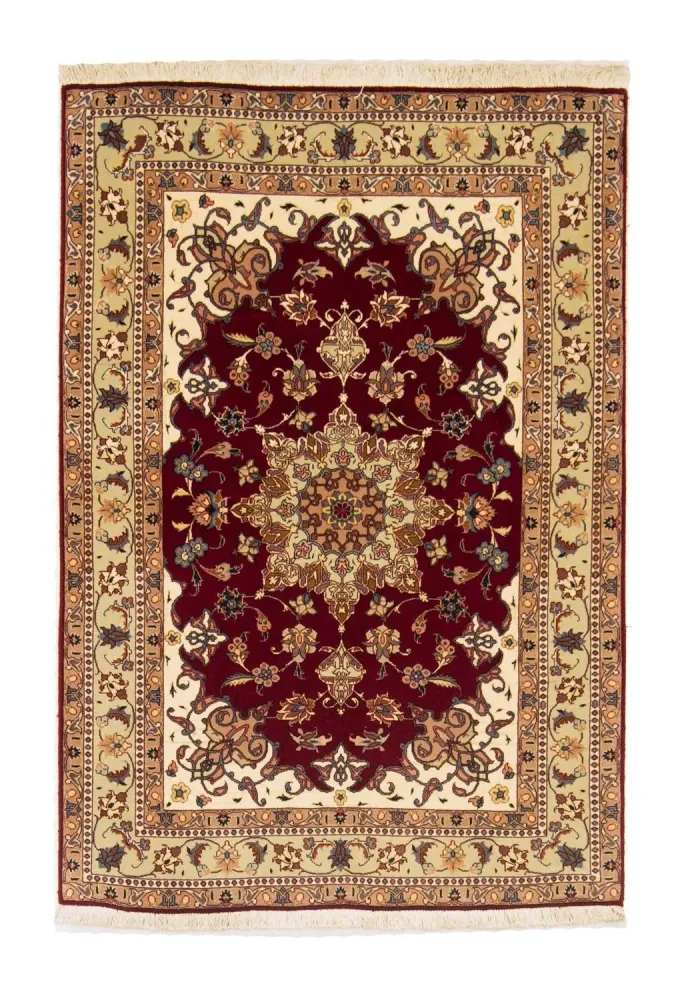 Dywan perski - Tabriz - Królewski - 148 x 103 cm - czerwony