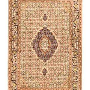 Dywan perski - Tabriz - Królewski - 148 x 98 cm - beżowy