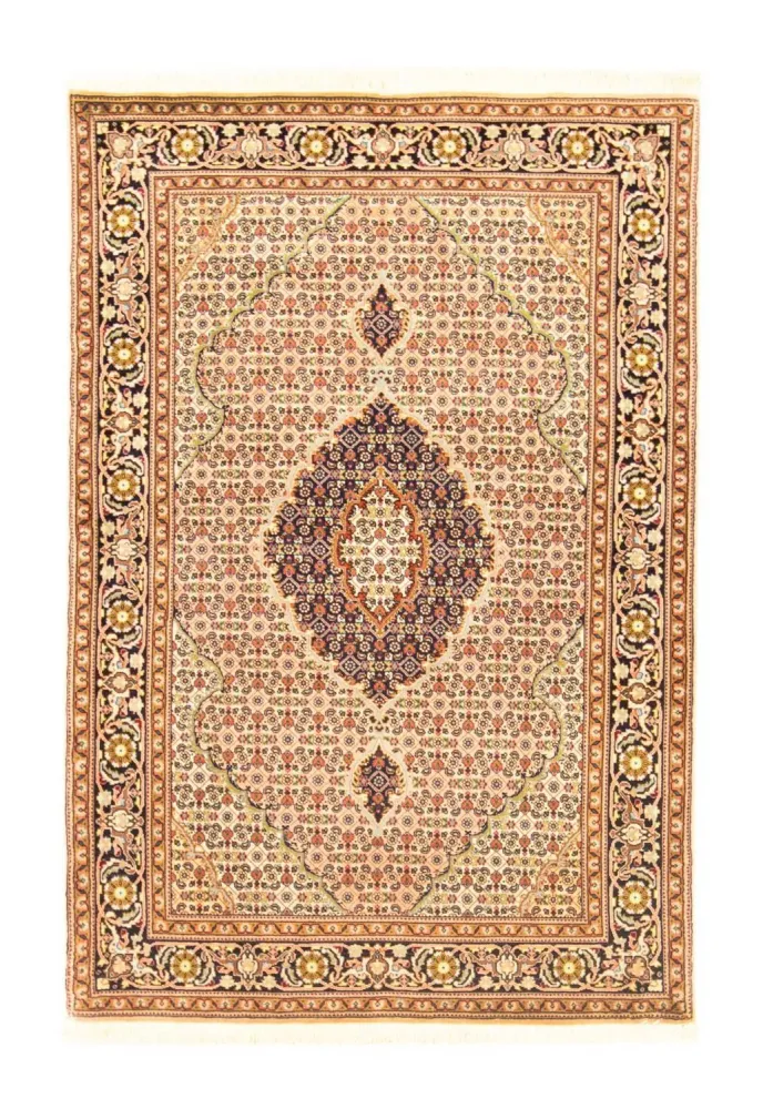 Dywan perski - Tabriz - Królewski - 148 x 98 cm - beżowy